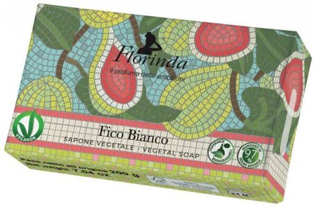 Florinda Mosaici Italiani Vegetal Soap Naturalne Mydło O Zapachu Białej Figi 200 g