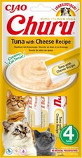 Inaba Cat Churu Puree z tuńczykiem i serem 4x14g