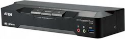 Zdjęcie Aten Przełącznik Cm1942 2-Port 4K Displayport Dual Display Mini-Matrix Boundless Kvm Switch (CM1942ATG) - Mikołów
