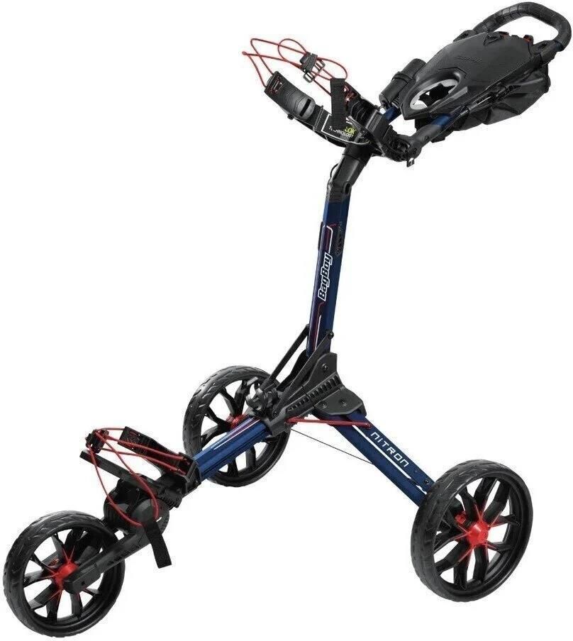 Bagboy Nitron Golf Trolley Navy Red Opinie i ceny na Ceneo.pl