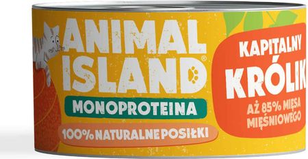 Animal Island Cat Monoproteina Królik 100G