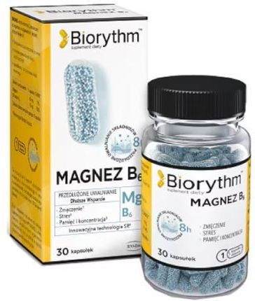Biorythm Magnez B6 30kaps. (5904978351063)