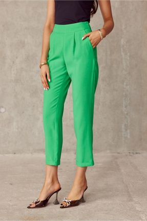 Spodnie Damskie Model ZIE 0015 7/8 Green - Roco Fashion
