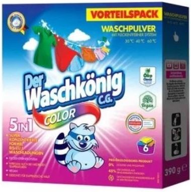 Waschkonig Proszek do prania kolorów 390g