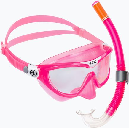 Aqualung Zestaw Do Snorkelingu Dziecięcy Mix Combo Maska + Fajka Różowy Sc4250209
