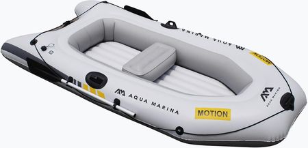 Aqua Marina Ponton 2-Osobowy Z Silnikiem Motion Sports Boat Motor T-18 Szary Bt-88821