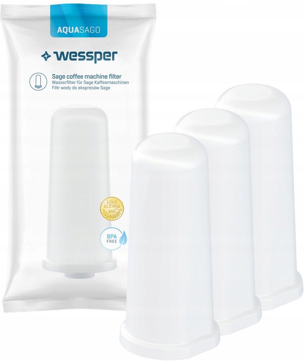 Wessper 3X Filtr Do Sage SES008 BES008 WES095 Opinie i ceny na Ceneo.pl