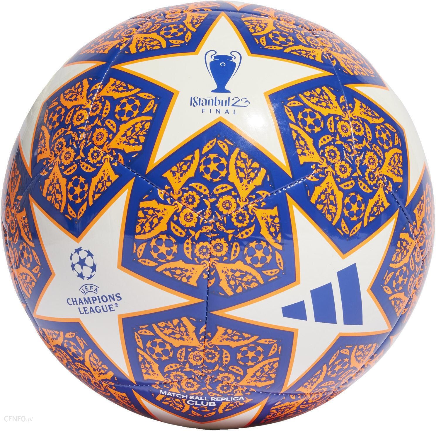 Adidas Uefa Champions League Club Istanbul Ball R 5 Biały Niebieski