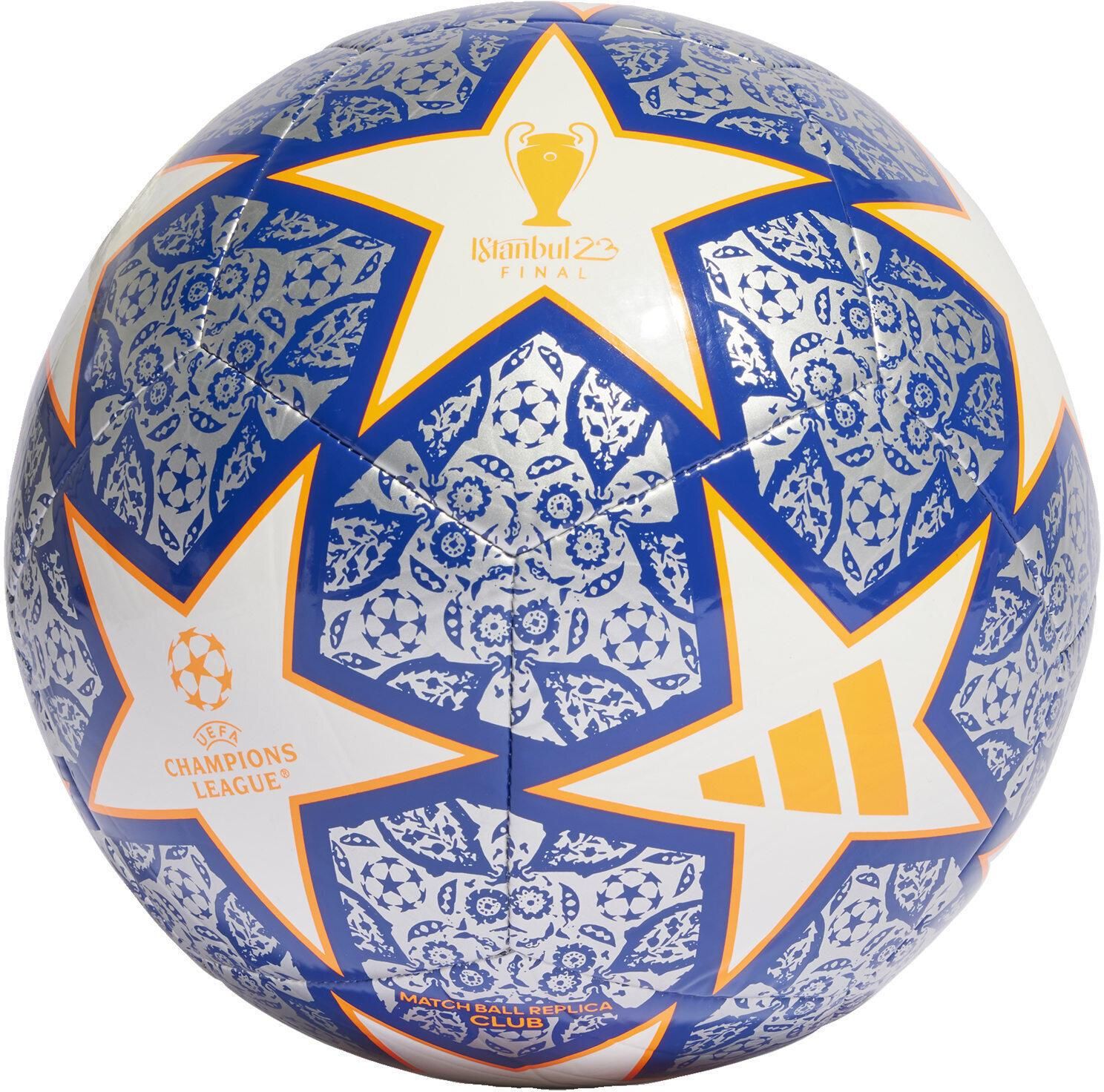 Adidas Uefa Champions League Club Istanbul Ball R 5 Biały Niebieski