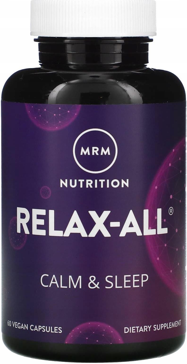 Lek na układ nerwowy Mrm Nutrition Relax All 60kaps Opinie i ceny na