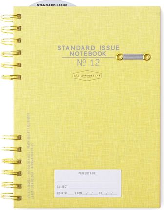 Designworks Ink Notatnik 192 Strony Standard Issue Js892 Ochre