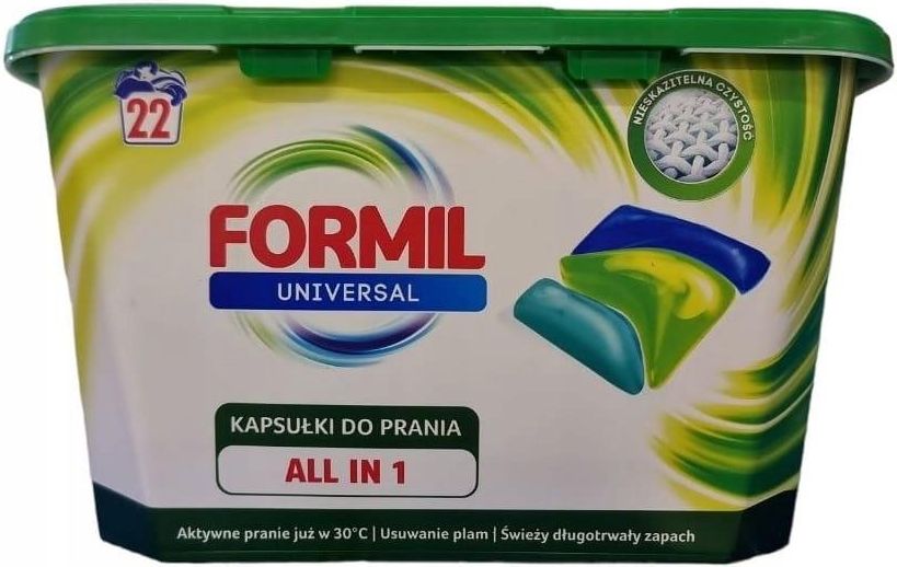 Formil Kapsu ki Do Prania Uniwersalnego 3W1 22 Opinie I Atrakcyjne formil-kapsu-ki-do-prania-uniwersalnego-3w1-22-opinie-i-atrakcyjne