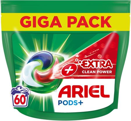 Ariel All-in-1 PODS +Extra Clean Power kapsułki do prania 60 prań