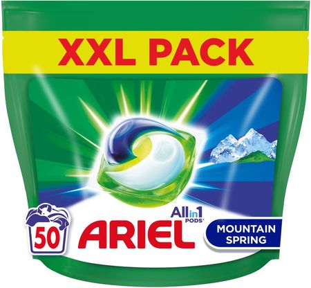 Ariel All-in-1 PODS Mountain Spring 50 prań