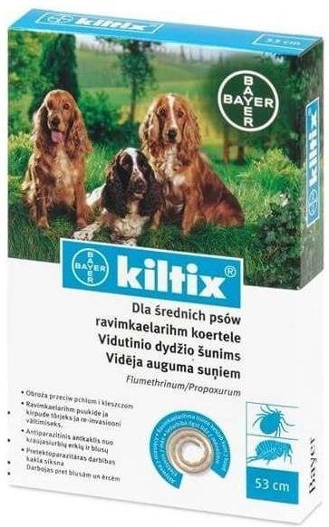 Bayer Kiltix Obroża Średnia 53 55cm Atom - Ceny i opinie - Ceneo.pl