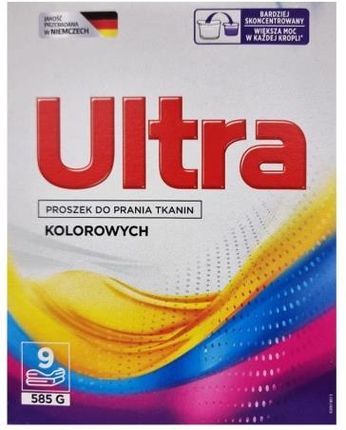 Ultra Proszek Do Prania Tkanin Kolorowych 585G 9 Prań