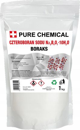Pure Chemical Boraks Czysty Borax Czteroboran Sodu Czda 1Kg