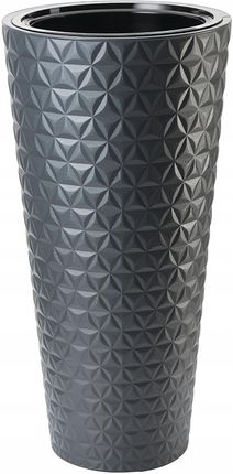 Form-Plastic Donica Z Wkładem Diament Slim 30 Wys.56Cm Antracyt (119352)