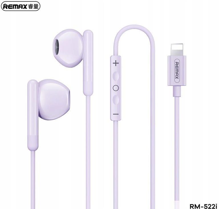 Słuchawki Remax Rm-522I Fioletowy - Opinie i ceny na Ceneo.pl