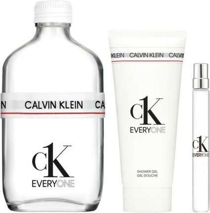 Calvin Klein Ck Everyone Zestaw Woda Toaletowa 200ml+10ml+Żel Pod Prysznic