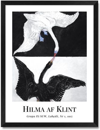 Iwall Studio Obraz Reprodukcja Hilma Af Klint #02 Czarna Rama 361