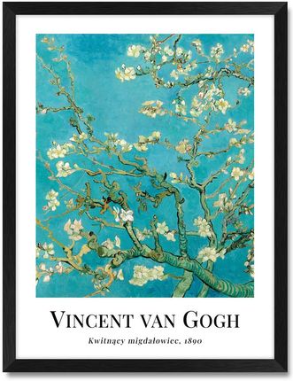 Iwall Studio Obraz Reprodukcja Vincent Van Gogh #01 Czarna Rama 367