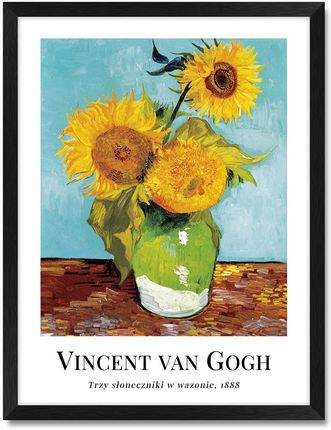 Iwall Studio Obraz Reprodukcja Vincent Van Gogh #05 Czarna Rama 371