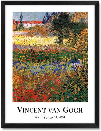 Iwall Studio Obraz Reprodukcja Vincent Van Gogh #06 Czarna Rama 372