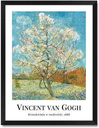 Iwall Studio Obraz Reprodukcja Vincent Van Gogh #07 Czarna Rama 373