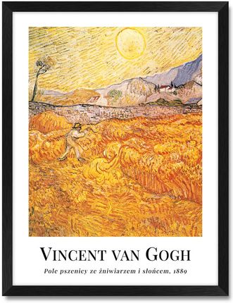 Iwall Studio Obraz Reprodukcja Vincent Van Gogh #10 Czarna Rama 376