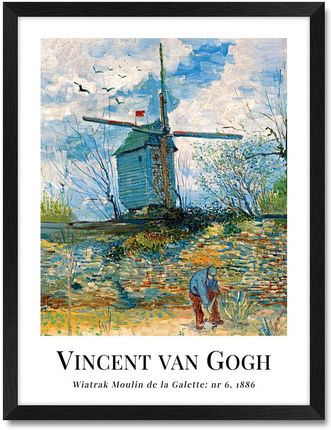 Iwall Studio Obraz Reprodukcja Vincent Van Gogh #11 Czarna Rama 377