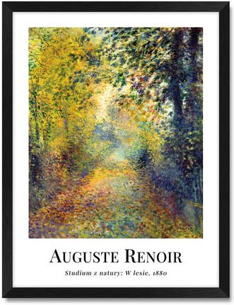 Iwall Studio Obraz Reprodukcja Auguste Renoir #03 Czarna Rama 387