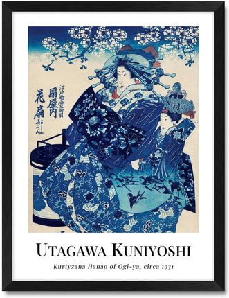 Iwall Studio Obraz Reprodukcja Utagawa Kuniyoshi Czarna Rama 402