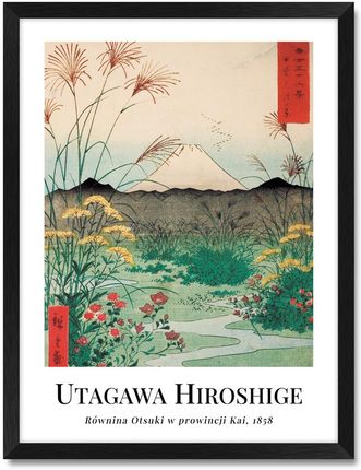 Iwall Studio Obraz Reprodukcja Utagawa Hiroshige #01 Czarna Rama 403