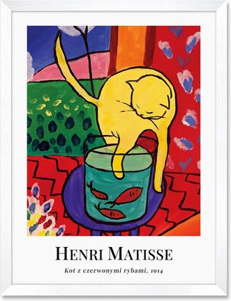 Iwall Studio Obraz Reprodukcja Henri Matisse Biała Rama 423