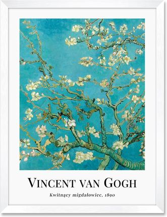 Iwall Studio Obraz Reprodukcja Vincent Van Gogh #01 Biała Rama 426