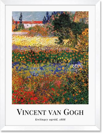 Iwall Studio Obraz Reprodukcja Vincent Van Gogh #06 Biała Rama 431