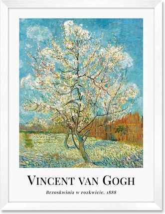 Iwall Studio Obraz Reprodukcja Vincent Van Gogh #07 Biała Rama 432