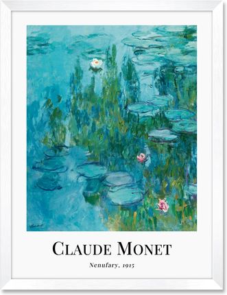 Iwall Studio Obraz Reprodukcja Claude Monet #02 Biała Rama 441