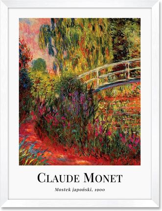 Iwall Studio Obraz Reprodukcja Claude Monet #03 Biała Rama 442