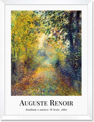 Iwall Studio Obraz Reprodukcja Auguste Renoir #03 Biała Rama 447