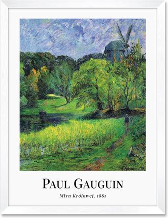 Iwall Studio Obraz Reprodukcja Paul Gauguin #01 Biała Rama 451