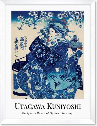 Iwall Studio Obraz Reprodukcja Utagawa Kuniyoshi Biała Rama 462