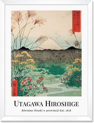 Iwall Studio Obraz Reprodukcja Utagawa Hiroshige #01 Biała Rama 463