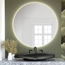Zdjęcie Smartwoods Bright No Edges Lustro 100 Cm Okrągłe Z Oświetleniem Led Bez Ramy Barwa Światła Neutralna 39111 - Nidzica