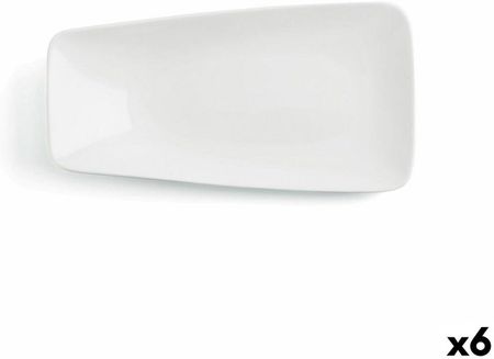 Ariane Plochá Doska Vital Prostokątny Ceramika Biały 29X15,5 Cm 6 Sztuk 804294