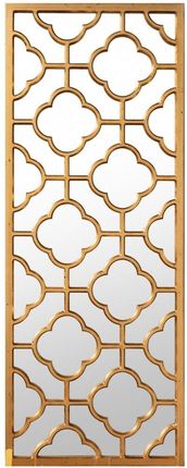 Arthings Lustro Ze Wzorem Panel Dekoracyjny Złoty Casablanca Koniczyny 118X48 Cm 52591