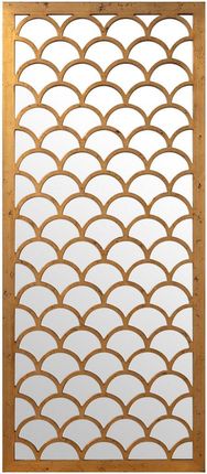 Arthings Lustro Ze Wzorem Panel Dekoracyjny Złoty Casablanca Łuski 120X51 Cm 52592