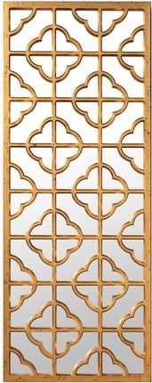 Arthings Lustro Ze Wzorem Panel Dekoracyjny Złoty Casablanca Koniczyny 118X48 Cm 52599