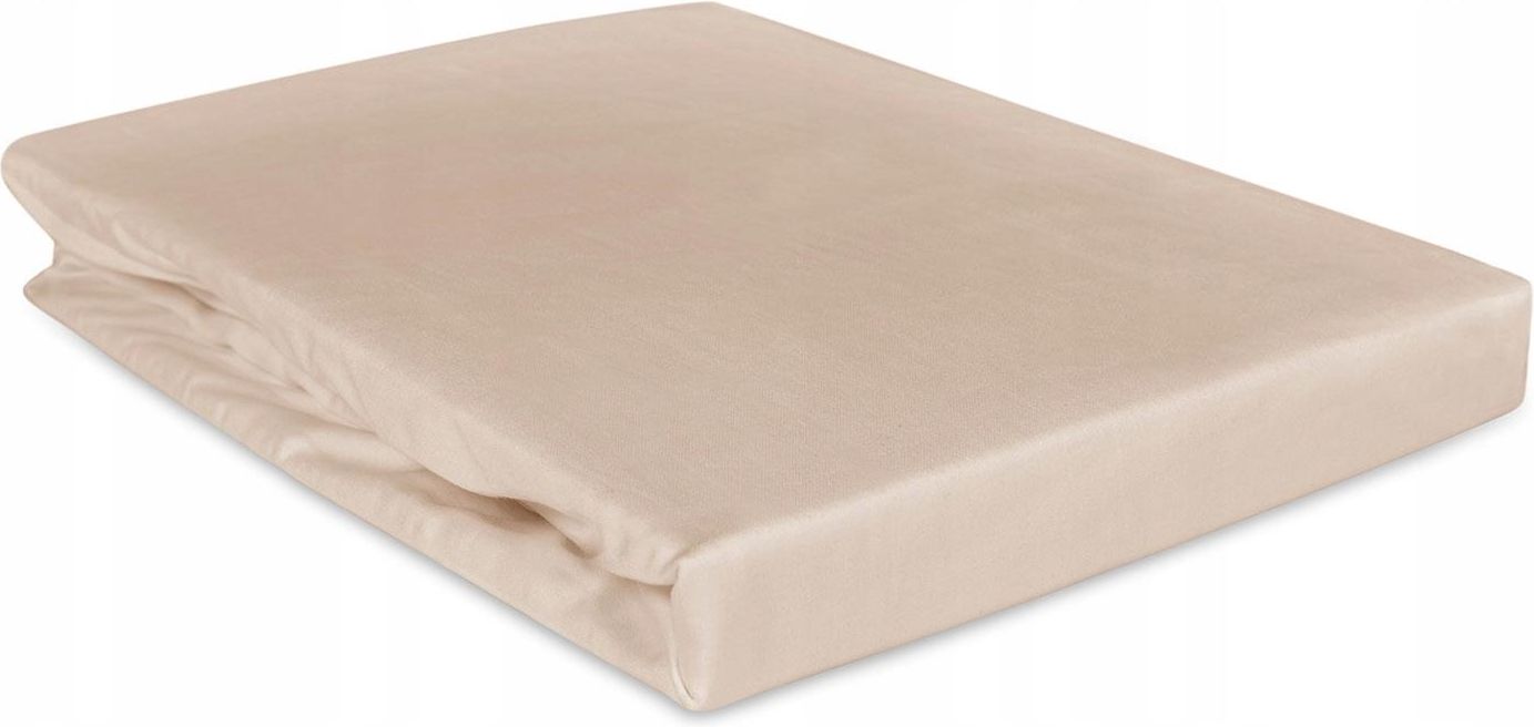 Darymex Prześcieradło Satyna Z Gumką 160X200 Beż 13373055728 - Opinie i